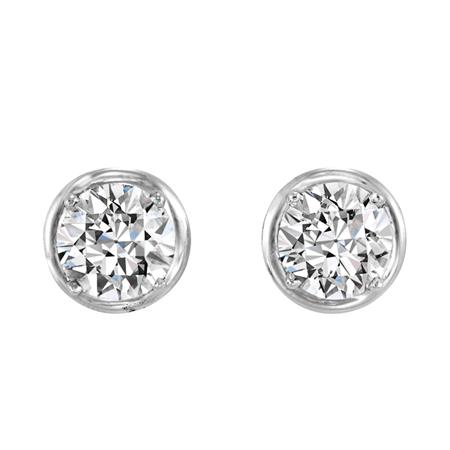 Appraisal: Pair of Diamond Stud Earclips Estimate -