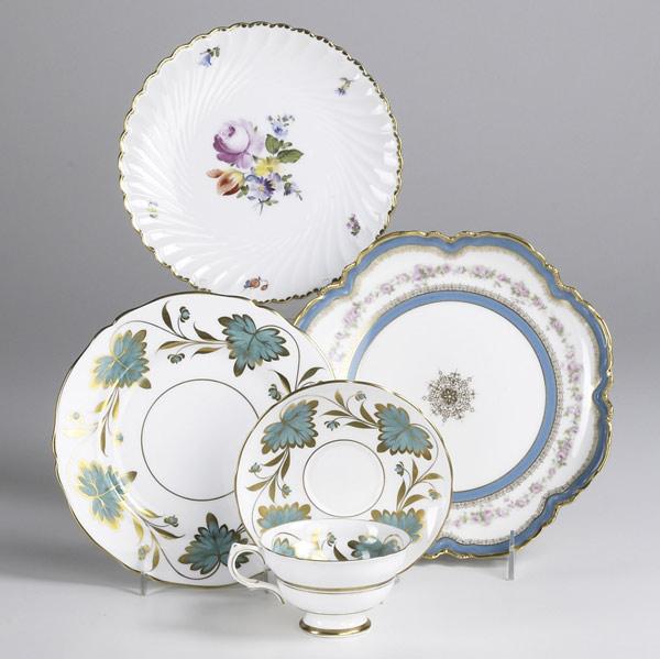 Appraisal: CHINA GROUPING Fifty-three pieces include Grosvenor Carnalea for Tiffany Co