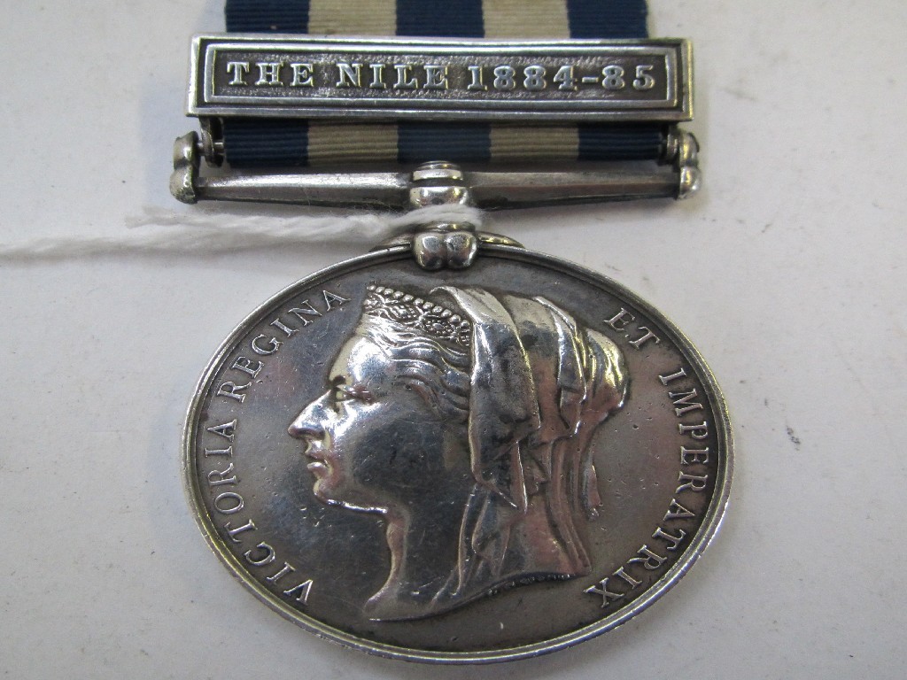 Appraisal: An Egypt medal with clasp - 'The Nile ' -