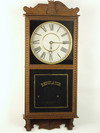 Appraisal: WALL CLOCK - Circa - oak cased box regulator by