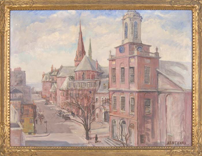 Appraisal: HARRIET B NEWHALL American - LOWER MT VERNON ST Oil