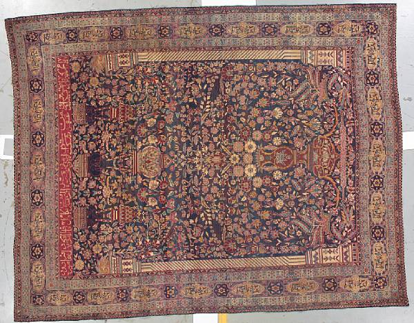 Appraisal: A Kirman carpet South Central Persia circa size approximately ft