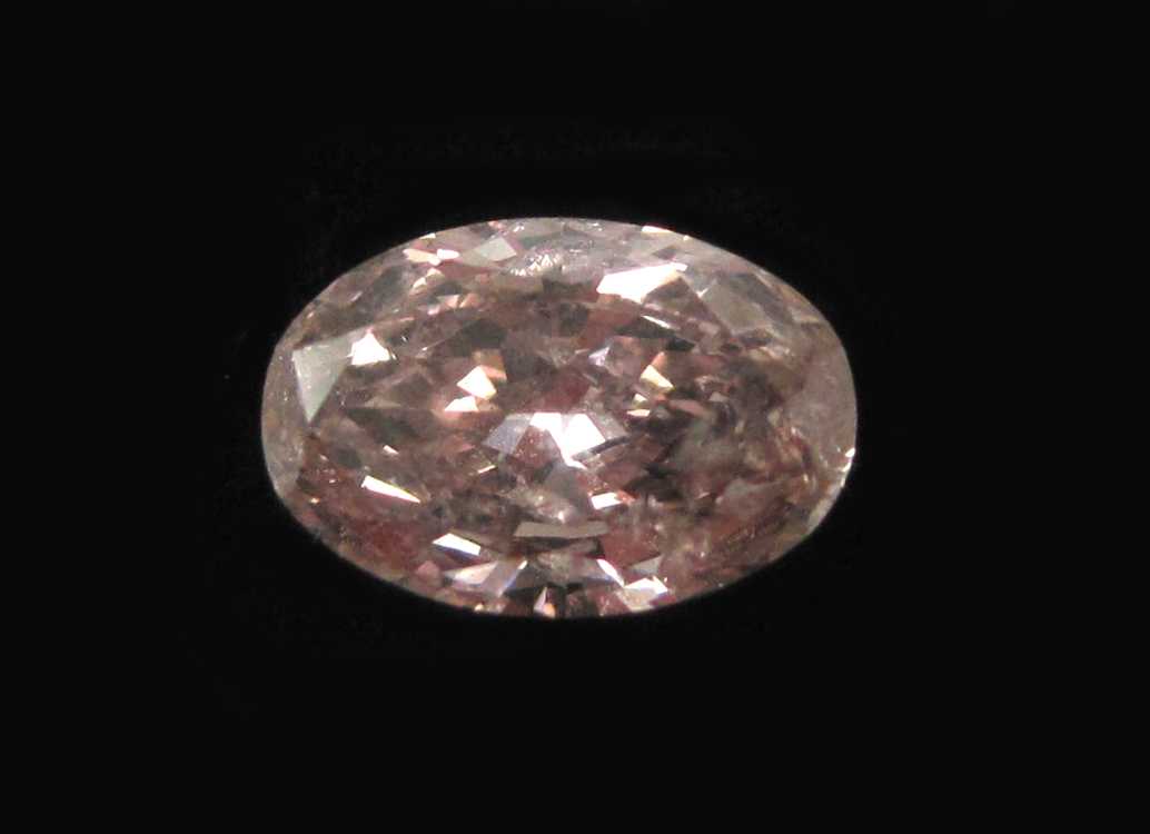 Appraisal: FANCY PINKISH BROWN UNSET DIAMOND with GIA Grading Report The