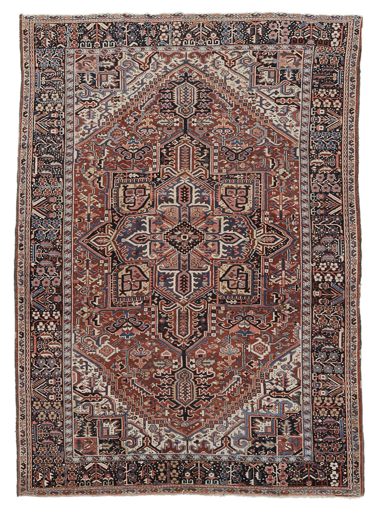 Appraisal: Karadja Carpet Persian mid th century ft in x ft