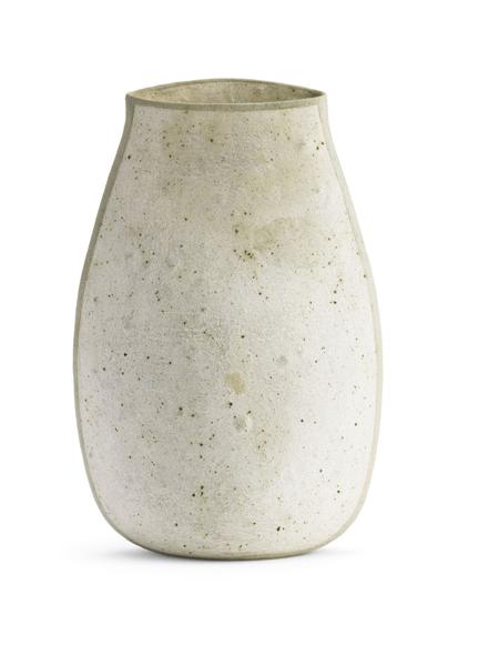 Appraisal: ELIZABETH FRITSCH BORN SPECKLED VASE S stoneware decorated with coloured