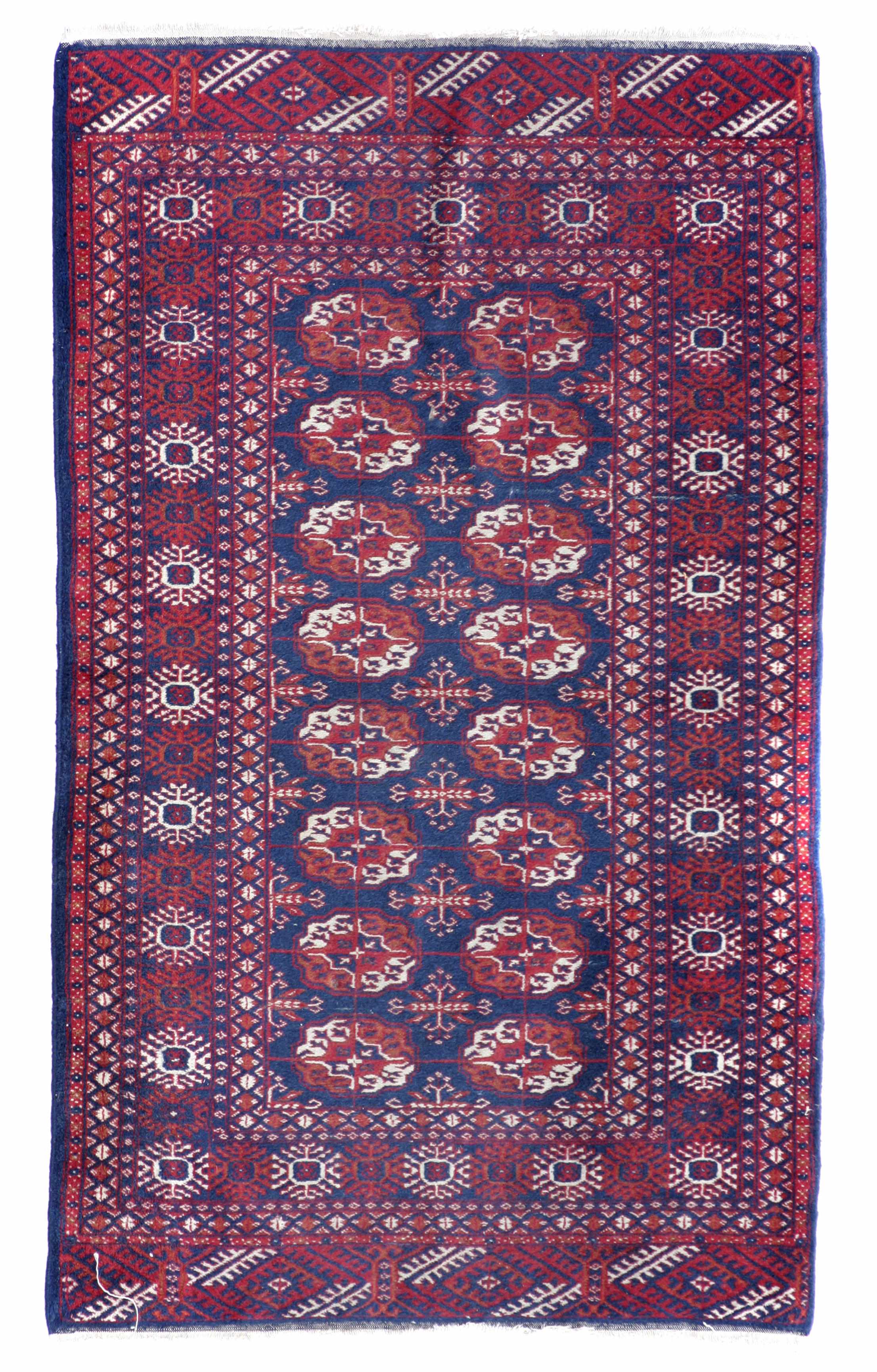 Appraisal: A Turkoman rug size approximately ft x ft