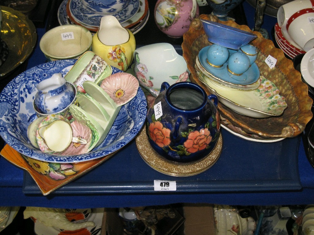 Appraisal: Tray lot of assorted decorative ceramics - Carlton Ware toast