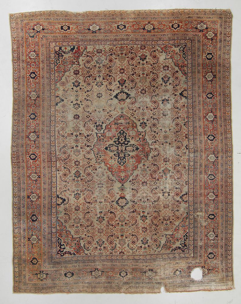 Appraisal: Antique Sultanabad Rug Persia ' '' x ' '' Antique