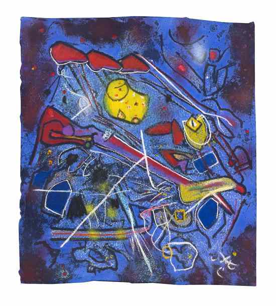 Appraisal: Roberto Matta Chilean - Redness of Blue carborundum etching edition