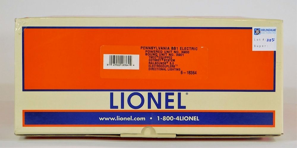 Appraisal: Lionel Pennsylvania BB Electric Train Model United States Contemporary O