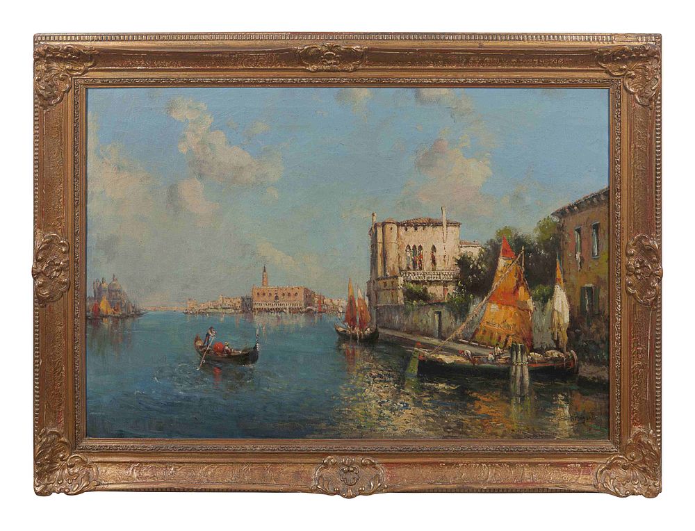 Appraisal: Nicholas Briganti Italian - Nicholas Briganti Italian - Venice oil