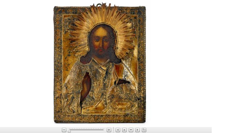 Appraisal: Russian icon of Christ Pantocratorfirst half th century