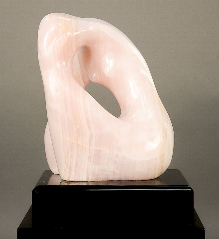 Appraisal: Paul Puccio b La Donna nude female pink quartz or