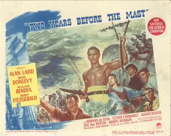 Appraisal: Two Years Before The Mast Paramount set of lobby cards