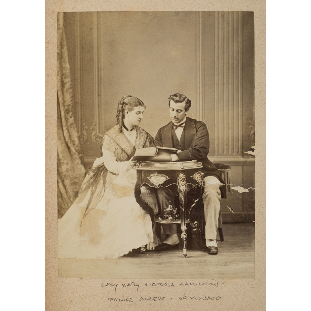 Appraisal: Dukes of Hamilton - carte-de-visite album cartes-de-visite cabinet cards albumen