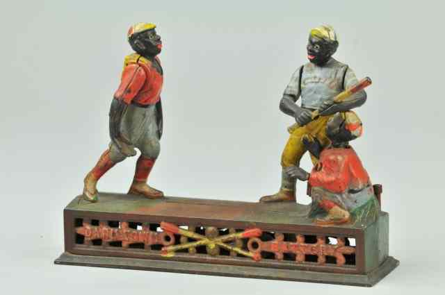 Appraisal: DARK TOWN BATTERY MECHANICAL BANK J E Stevens Co designed