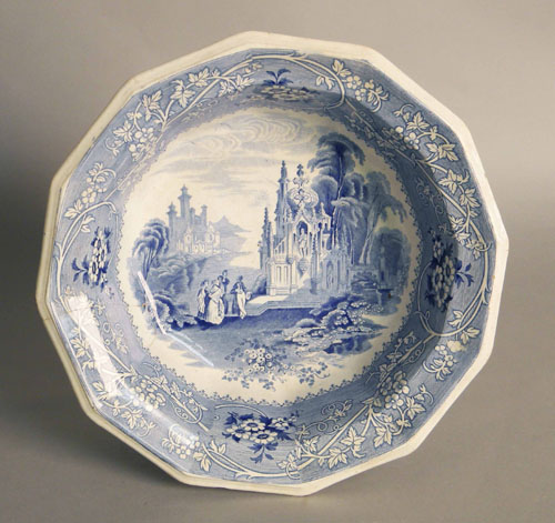 Appraisal: Blue Staffordshire Columbia basin th c h dia