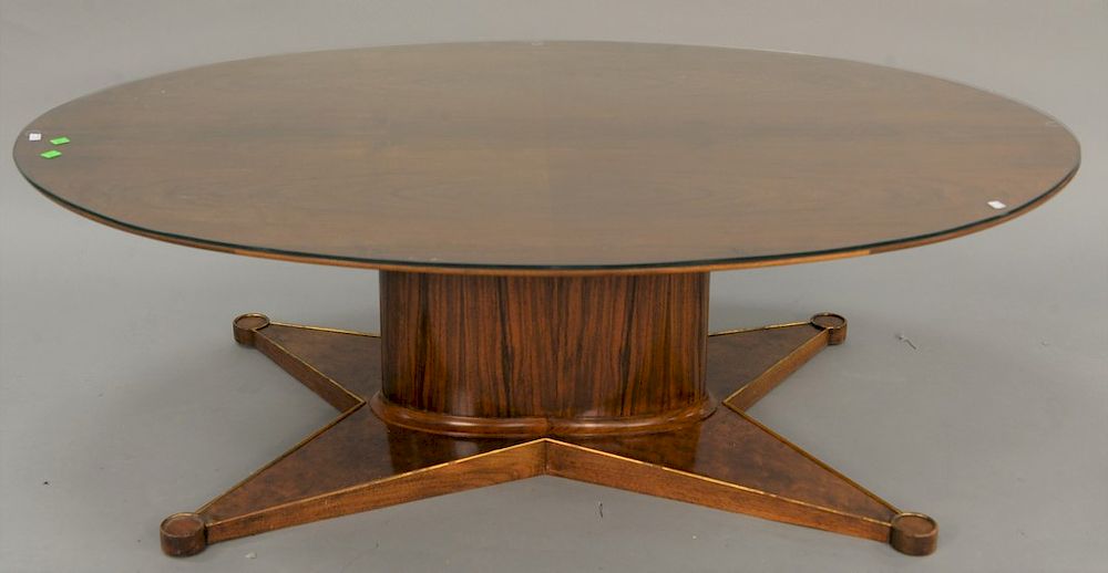 Appraisal: Widdicomb walnut coffee table ht in top '' x ''