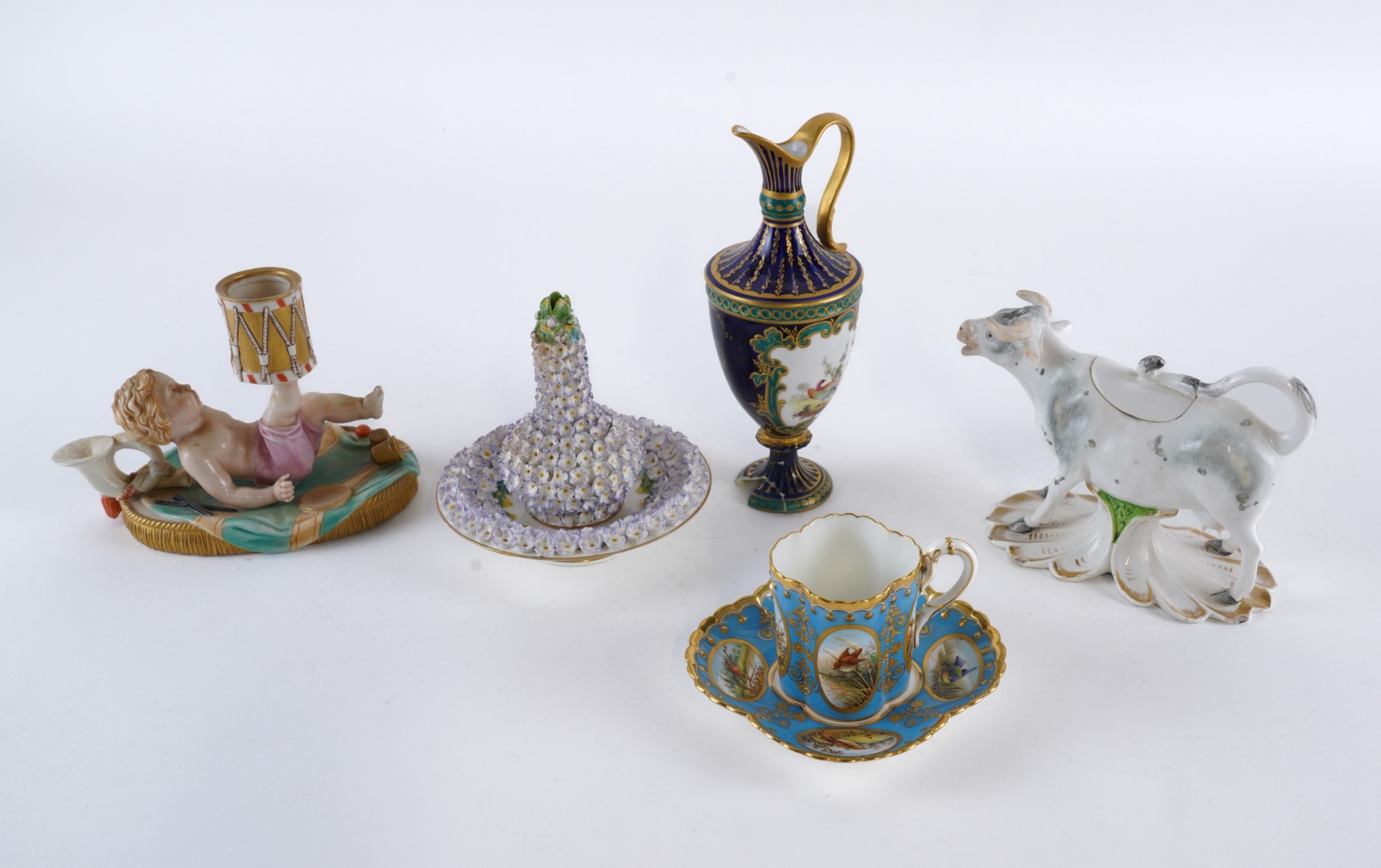 Appraisal: A GROUP OF ENGLISH PORCELAIN th Early th century Comprising