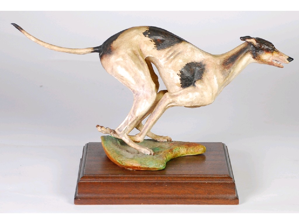 Appraisal: HEREFORD FINE CHINA LIMITED EDITION PORCELAIN MODEL OF A GREYHOUND