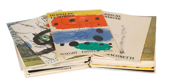 Appraisal: DERRIERE LE MIROIR Paris Maeght Collection of issues n Giacometti