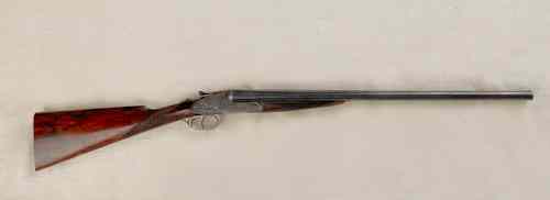 Appraisal: J Graham Co side by side double barrel shotgun gauge