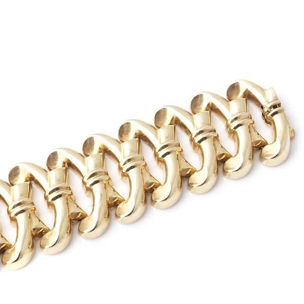 Appraisal: An k gold bracelet gross weight approximately g length in