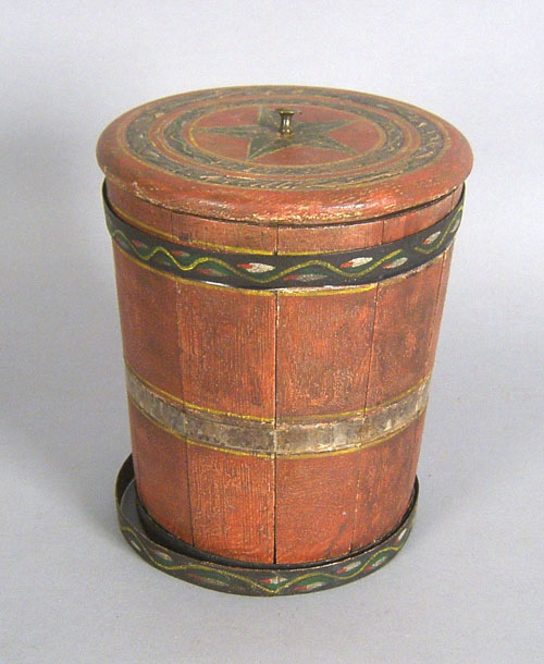 Appraisal: Lehnware sugar bucket h