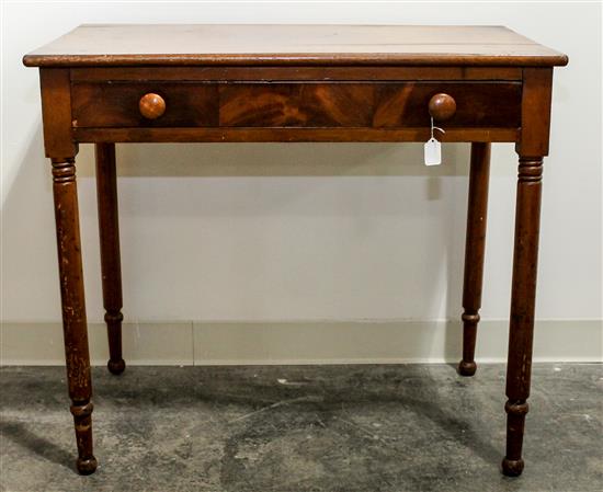 Appraisal: Sale Lot An American Mahogany Side Table th century having