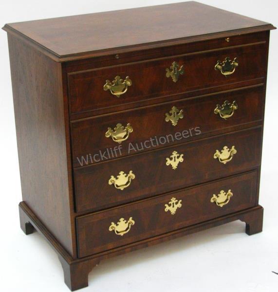 Appraisal: A Baker Furniture George III style mahogany storage chest faux