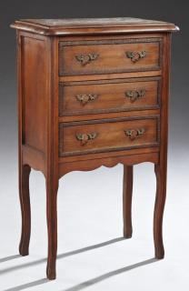 Appraisal: French Louis XV Style Marble Top Nightstand early th c