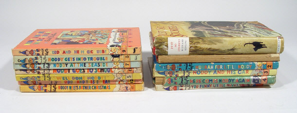 Appraisal: Set of twelve Enid Blyton Noddy books together with Rudyard