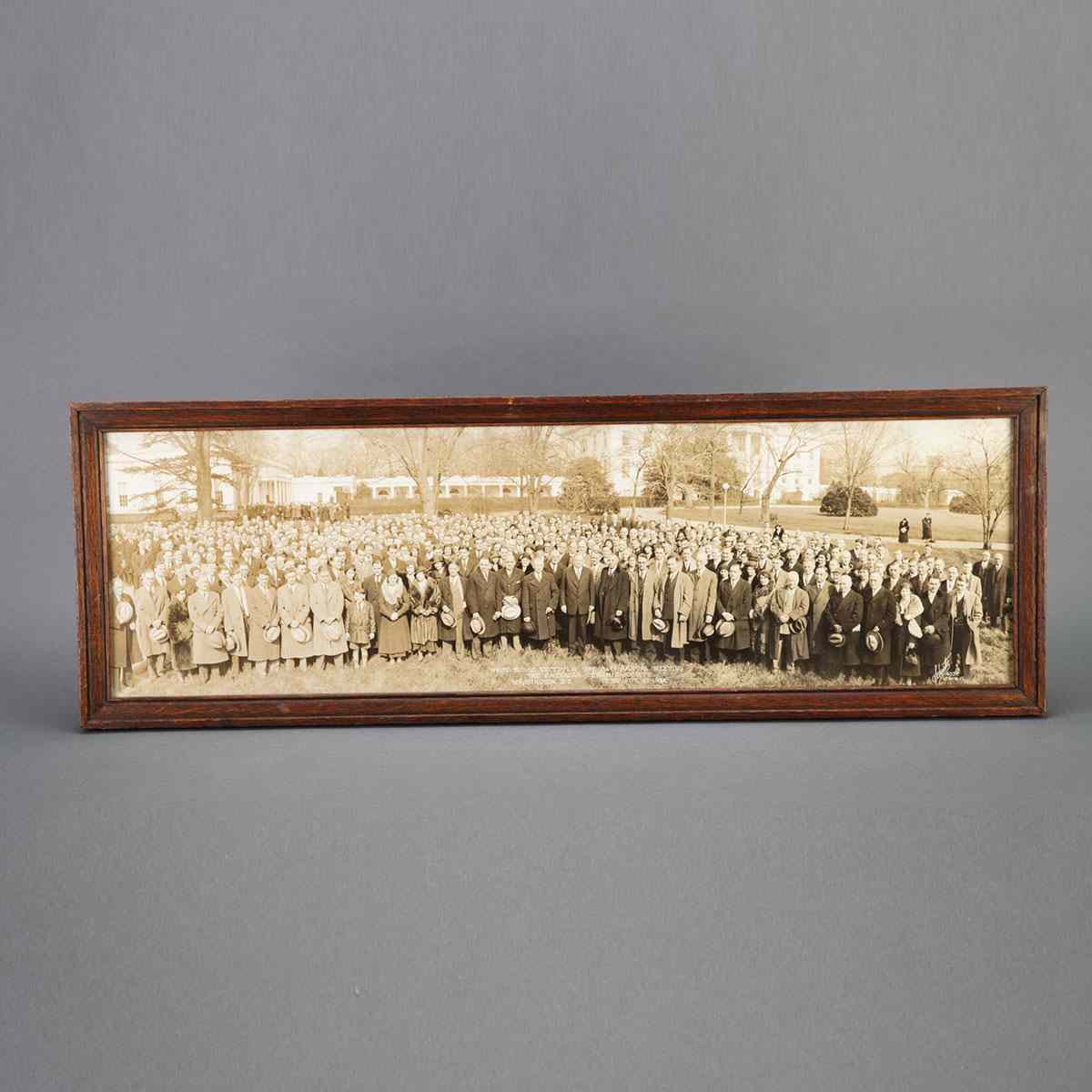 Appraisal: Panoramic Photograph of American Ceramic Society th Annual Meeting White