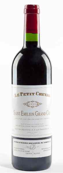 Appraisal: Le Petit ChevalSt Emilion bottleinto neckRemoved from Mr Knott's large