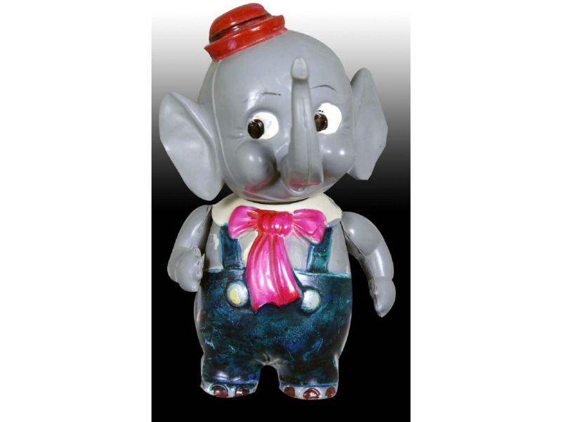 Appraisal: Celluloid Elmer Elephant Figure Description '' T s Moveable arms