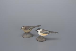 Appraisal: Chickadee and Chipping Sparrow Jesse D Jess Blackstone Chickadee and