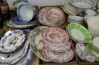 Appraisal: Six box lots including Spode trays pair of Copeland Spode