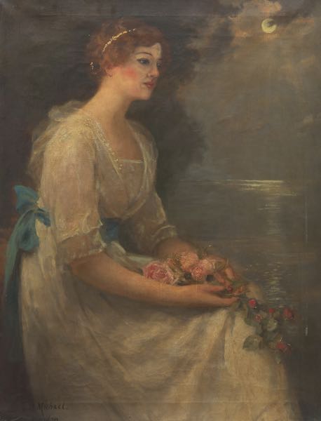 Appraisal: FREDERICK HOWARD MICHAEL BRITISH D x Portrait of a girl