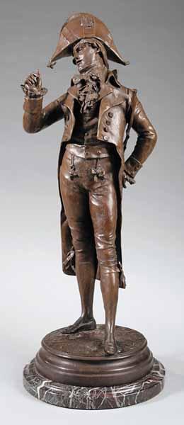 Appraisal: A French Bronze Figure of A Dandy of the Ancien