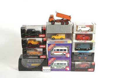 Appraisal: Siku Schuco Dinky rd and th scale Commercial Vehicles consisting