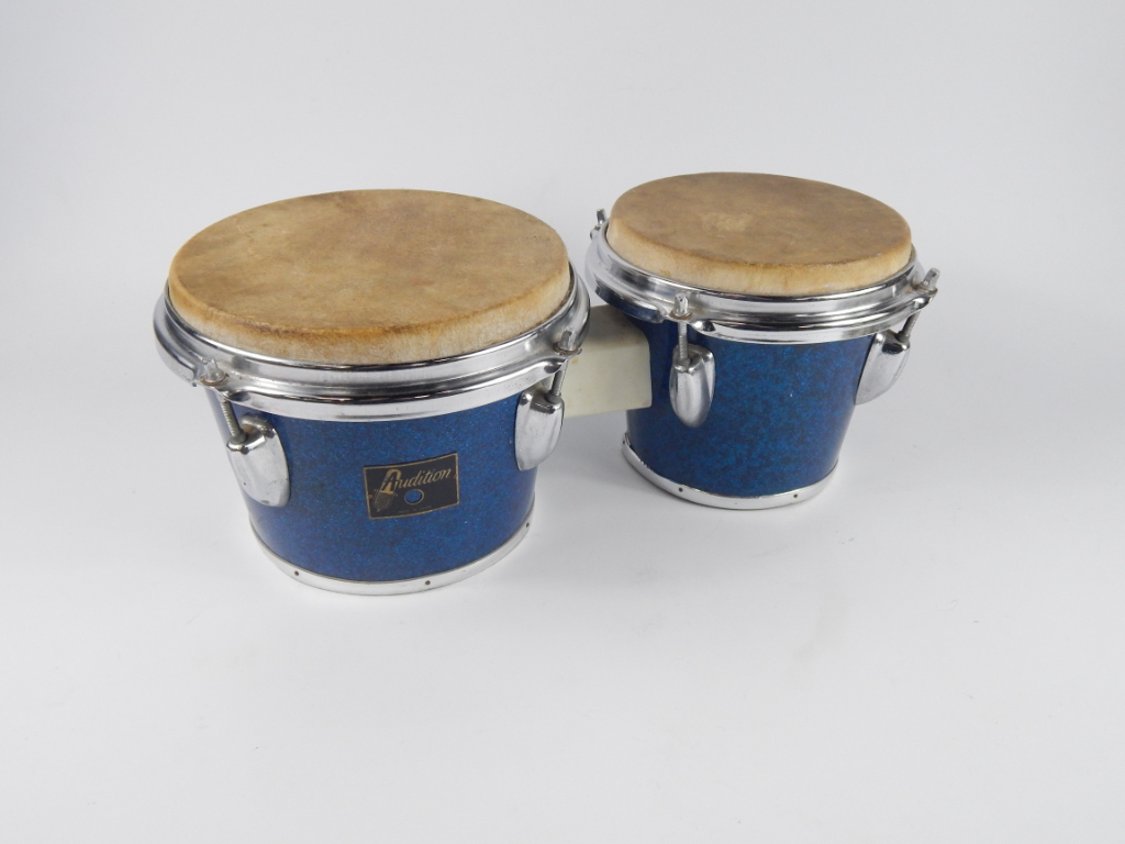 Appraisal: A pair of Japanese Audition banjo drums with a metal