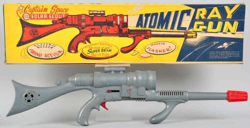 Appraisal: Marx Captain Space Solar Scout Atomic Ray Gun Toy Description