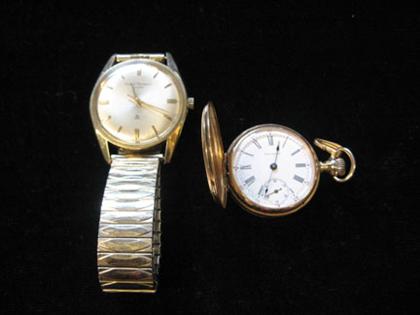 Appraisal: karat yellow gold closed face pocket watch together with a