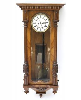 Appraisal: Vienna Regulator Wall Clock Vienna regulator wall clock H x