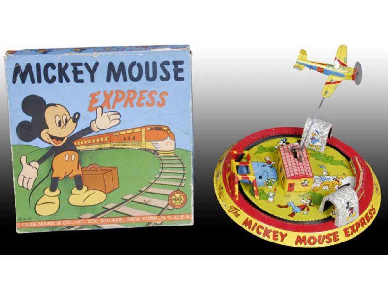 Appraisal: Marx Tin Wind-Up Walt Disney Mickey Mouse Express Description ''