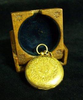 Appraisal: A lady's gold open faced pocket watch movement no the