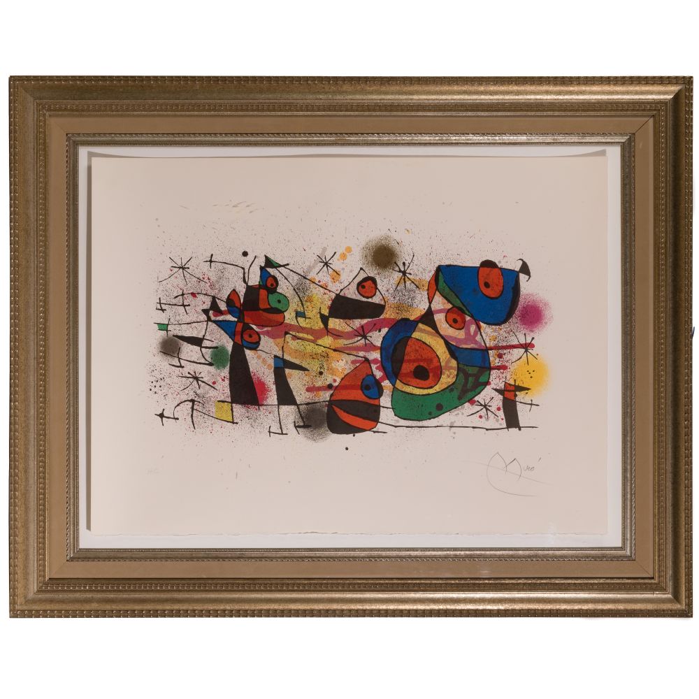 Appraisal: JOAN MIRO SPANISH - CERAMIQUES LITHOGRAPHUndated pencil signed lower right