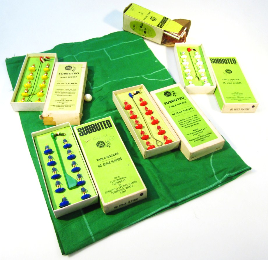 Appraisal: A quantity of Subbuteo items to include a set of