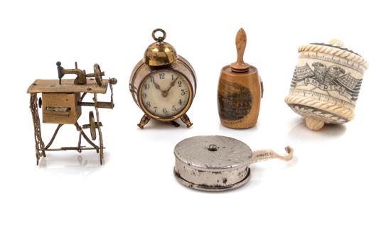 Appraisal: Sale Lot A Collection of Victorian Tape Measures comprising figural