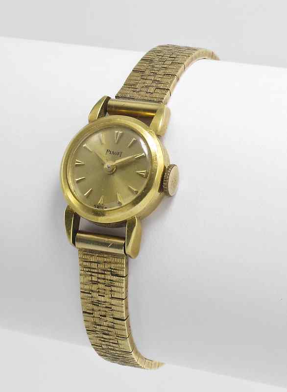 Appraisal: K GOLD PIAGET LADIES WRIST WATCH k gold ladies aspirin